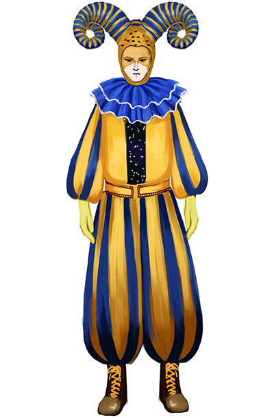 景區演出服裝小丑表演服裝設計游樂場小丑裝扮服裝設計